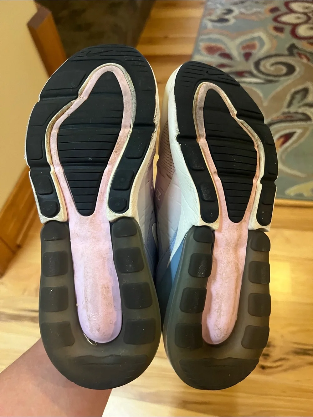 Nike Air Max 270 Women's Sneakers in Pink, Light Blue, White